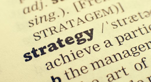 The word strategy in a dictionary